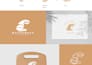 create 3 minimalist logo designs with a free brand identity